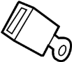 View Seat Belt Receptacle Full-Sized Product Image