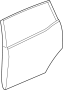 Image of Door Shell (Rear) image for your 2017 Ford Focus 2.0L Duratec FLEX A/T FWD SEL Sedan 