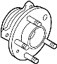 Image of Wheel Bearing and Hub Assembly image for your 1986 Ford F-150   