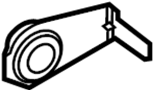 View Suspension Control Arm Nut (Rear, Upper, Lower) Full-Sized Product Image