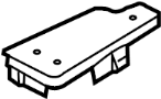 Image of Floor Extension Seal image for your 2015 Ford Taurus   