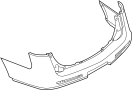 Image of Bumper Cover (Upper, Lower) image for your 2011 Ford F-250 Super Duty 6.7L Power-Stroke V8 DIESEL A/T 4WD King Ranch Crew Cab Pickup Fleetside 