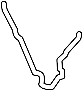 View Engine Timing Cover Gasket (Front, Upper) Full-Sized Product Image
