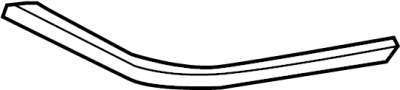 Image of Bumper Trim (Upper) image for your 1999 Ford F-150 4.6L Triton (Windsor) V8 M/T RWD XL Standard Cab Pickup Fleetside 