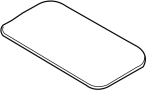 View Seal. Weatherstrip. Sunroof. (Front) Full-Sized Product Image