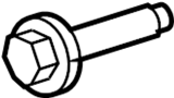 View Suspension Shock Absorber Bolt (Front) Full-Sized Product Image 1 of 5