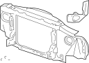 View Radiator Support Panel (Front, Upper, Lower) Full-Sized Product Image