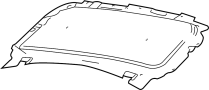 Image of Hood Insulation Pad image for your 2008 Ford F-150 5.4L Triton V8 FLEX M/T 4WD THE 60TH ANNIVERSARY EDITION Crew Cab Pickup Stepside 