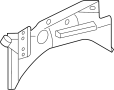 Image of Rail. Panel. REINFORCED. (Front, Rear, Upper, Lower). Fender Apron Assembly. image for your 2004 Ford F-150  FX4 Standard Cab Pickup Stepside 