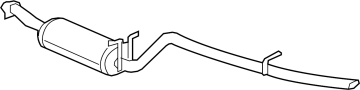 View Exhaust Muffler (Rear) Full-Sized Product Image
