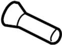 Image of Wheel Lug Stud image for your 2007 Ford F-150 4.2L Triton V6 M/T RWD STX Extended Cab Pickup Fleetside 