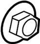 Image of Nut. Retainer. Hub. Axle Nut. Protects wheel. image for your 2024 Ford F-150 5.0L V8 FLEX A/T RWD STX Extended Cab Pickup Fleetside 