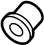 Image of Bushing. Mount. Axle. Housing. Tube. (Front). A component which. image for your 2015 Ford F-150  XL Extended Cab Pickup Fleetside 