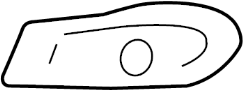 View Running Board End Cap (Front, Rear) Full-Sized Product Image