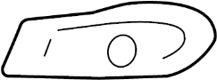 View Running Board End Cap (Front, Rear) Full-Sized Product Image