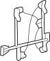 Image of Window Regulator image for your 2008 Ford F-150 4.6L Triton V8 M/T 4WD THE 60TH ANNIVERSARY EDITION Crew Cab Pickup Stepside 