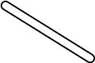 Image of Window Regulator Guide (Lower) image for your 2008 Ford F-150 4.6L Triton V8 A/T 4WD THE 60TH ANNIVERSARY EDITION Crew Cab Pickup Stepside 