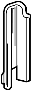 Image of Truck Bed Panel Reinforcement (Rear) image for your 2016 Ford F-350 Super Duty  XL Crew Cab Pickup 