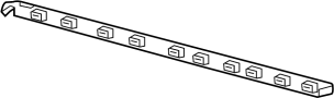 Image of Truck Bed Molding (Rear, Upper, Lower) image for your 2012 Ford F-150 3.5L EcoBoost V6 A/T 4WD FX4 Extended Cab Pickup Fleetside 