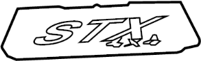 Image of Truck Bed Decal image for your 2008 Ford F-150 5.4L Triton V8 A/T 4WD THE 60TH ANNIVERSARY EDITION Crew Cab Pickup Stepside 