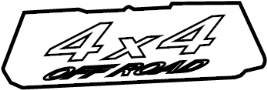 Image of Truck Bed Decal image for your 2008 Ford F-150 5.4L Triton V8 A/T 4WD THE 60TH ANNIVERSARY EDITION Crew Cab Pickup Stepside 