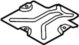 Image of Powertrain Skid Plate (Front) image for your 2014 Ford F-150 3.7L V6 FLEX A/T 4WD STX Crew Cab Pickup Fleetside 