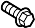 View Plate. Screw. Bolt. Skid. (Front, Rear, Lower) Full-Sized Product Image