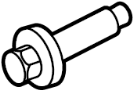 View Bolt. Tensioner. Pulley. Screw. Belt.  Full-Sized Product Image