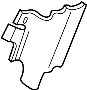 Image of Bracket. Tube. Cooler. Oil. (Rear). Engine Oil Cooler line. image for your Ford