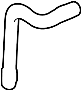 Image of Tube. Oil. Hose. Cooler. (Upper). Automatic Transmission. image for your 2014 Ford F-350 Super Duty  XL Extended Cab Pickup 