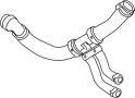 View Radiator Coolant Hose (Lower) Full-Sized Product Image 1 of 1