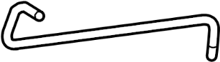 View Engine Coolant Overflow Hose Full-Sized Product Image 1 of 3