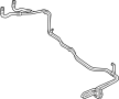 View Cooler. Hose. Transmission. Oil. Automatic. pipe. Tube Assembly.  Full-Sized Product Image