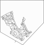 Image of Engine Timing Cover (Front) image for your 2024 Ford F-150  XLT Extended Cab Pickup Fleetside 
