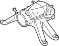 Image of Air. Hose. Intake. Engine. Engine Air Intake Hose. image for your 2009 Ford F-150  Platinum Crew Cab Pickup Fleetside 
