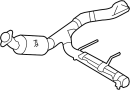 Image of Catalytic Converter image for your 2014 Lincoln MKZ Base Sedan  