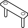 View Suspension Stabilizer Bar Bracket Bolt (Upper) Full-Sized Product Image