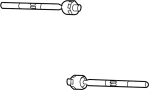 Image of Steering Tie Rod End image for your 2014 Ford F-150 5.0L V8 FLEX A/T 4WD STX Extended Cab Pickup Fleetside 