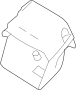 Image of Steering Column Cover (Upper) image for your Ford E-250  