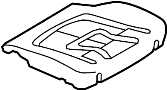 Image of Seat Cushion Foam (Lower) image for your 2012 Ford F-150 5.0L V8 FLEX A/T RWD XL Extended Cab Pickup Fleetside 