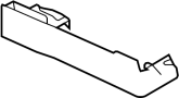 Image of Seat Track Cover (Front) image for your 2012 Ford F-150 5.0L V8 FLEX A/T RWD XL Extended Cab Pickup Fleetside 