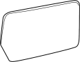 View Door Mirror Glass (Rear) Full-Sized Product Image