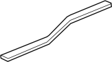 Image of Door Window Belt Weatherstrip image for your 2020 Ford F-150 3.5L EcoBoost V6 A/T 4WD XL Extended Cab Pickup Fleetside 