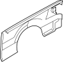 Image of Truck Bed Panel (Rear) image for your 1996 Ford Ranger 2.3L M/T 4WD XLT Extended Cab Pickup Stepside 