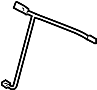 View Truck Bed Panel Brace (Front) Full-Sized Product Image