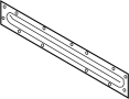 Image of Tailgate Gap Cover image for your 2011 Ford F-150 3.7L V6 FLEX A/T 4WD XLT Extended Cab Pickup Fleetside 
