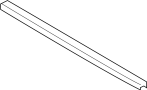 View Tailgate Molding (Upper) Full-Sized Product Image 1 of 2
