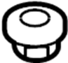 Image of Fuel Tank Skid Plate Nut image for your 2016 Ford Fusion   