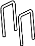 View Leaf Spring Axle U - Bolt.  Full-Sized Product Image
