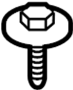 View Bolt. Bumper. Screw. Support. (Front, Upper) Full-Sized Product Image